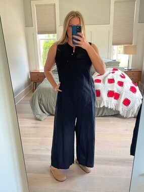 Zanzea Wide Leg Romper Linen Cotton Blend Relaxed Loose Overalls Bib Pants XL